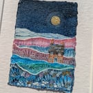 Jade Cottage - Original collage. 10 x 12" Mounted