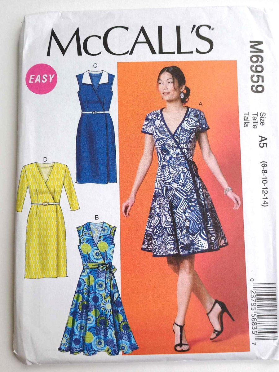 Dress Sewing pattern by McCall 7812 - Miss, Multi Size 