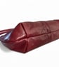 Elland - Red Leather Handbag - Handmade - Sustainable Leather Bag - Image 6