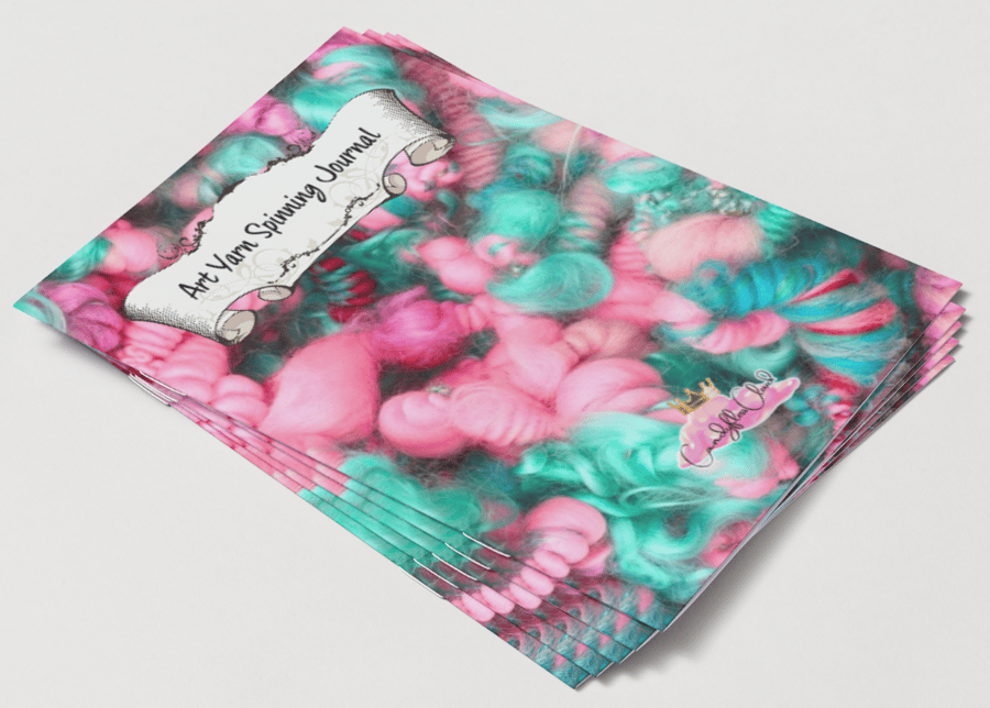 Pre-Order Candyfloss Cloud Art Yarn Spinning Journal