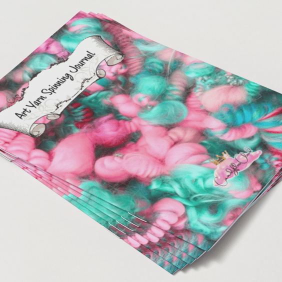 Pre-Order Candyfloss Cloud Art Yarn Spinning Journal
