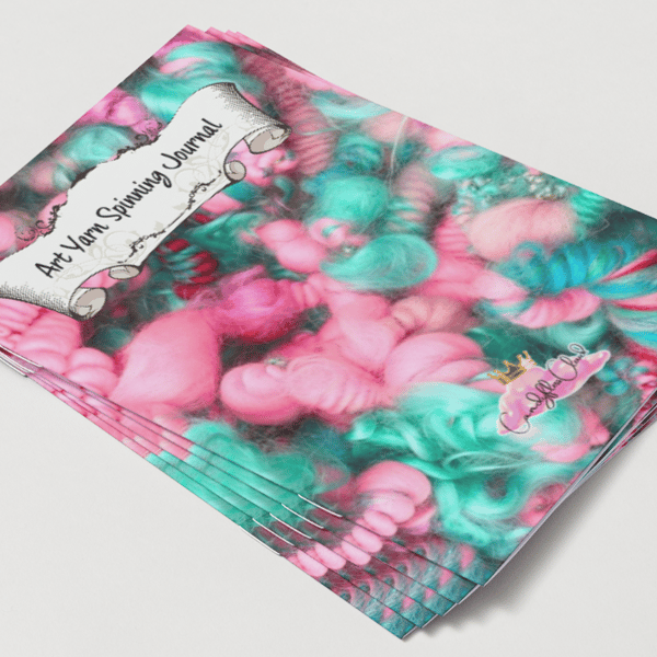 Pre-Order Candyfloss Cloud Art Yarn Spinning Journal