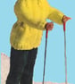 VINTAGE KNITTING PATTERN PDF Ski Set for Doll - Image 3