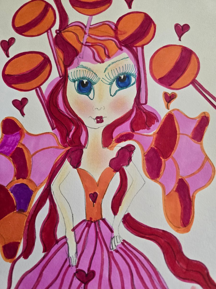 Valentine Fae Drawing 