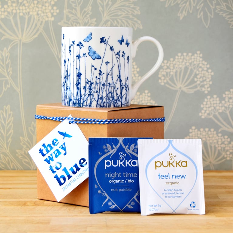 Fine china mug tea gift set, teacher gift