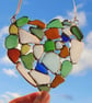 Sea glass mosaic suncatcher  - Image 2