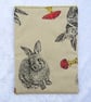 Book sleeve, rabbit design, paperback protector - Image 3