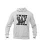 I'm Not Gay But 20 pound is 20 pound - novelty funny gay Hoodie - Image 2