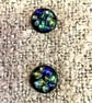 Black Dichroic Buttons, set of 2 - Image 3