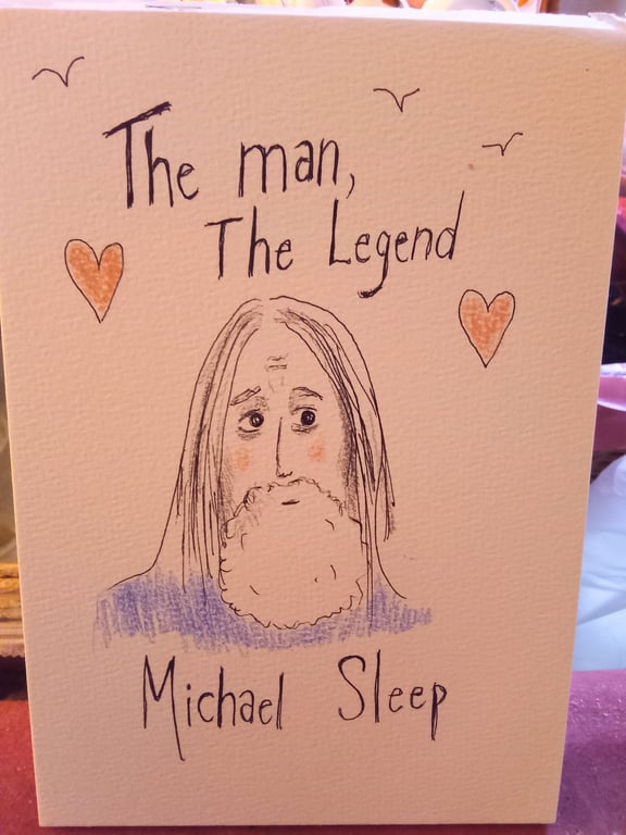 SALE Small Prophets inspired original drawing  Michael Sleep