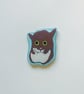 Good News Cat– Handmade Original Pet Illusration Fridge Magnet