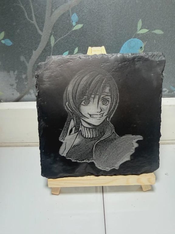 Final Fantasy 7 VII Yuffie Laser Etched Coaster