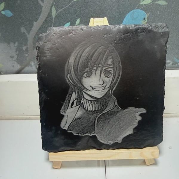 Final Fantasy 7 VII Yuffie Laser Etched Coaster