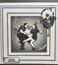 Jive dancing birthday card