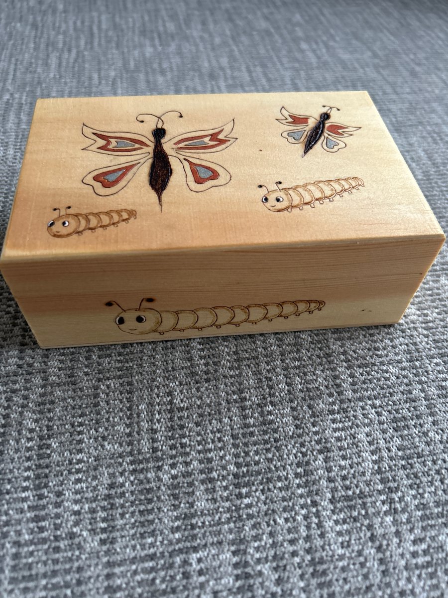 Wooden Hand Decorated Box