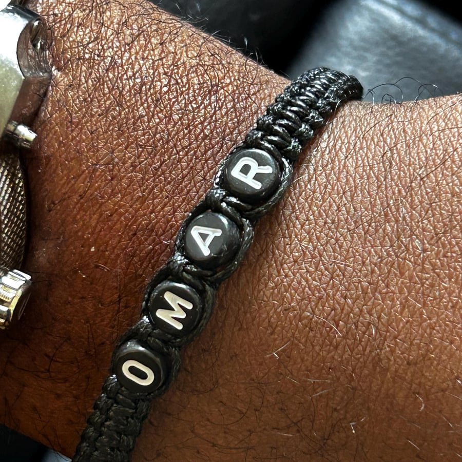 Personalised bracelet for men