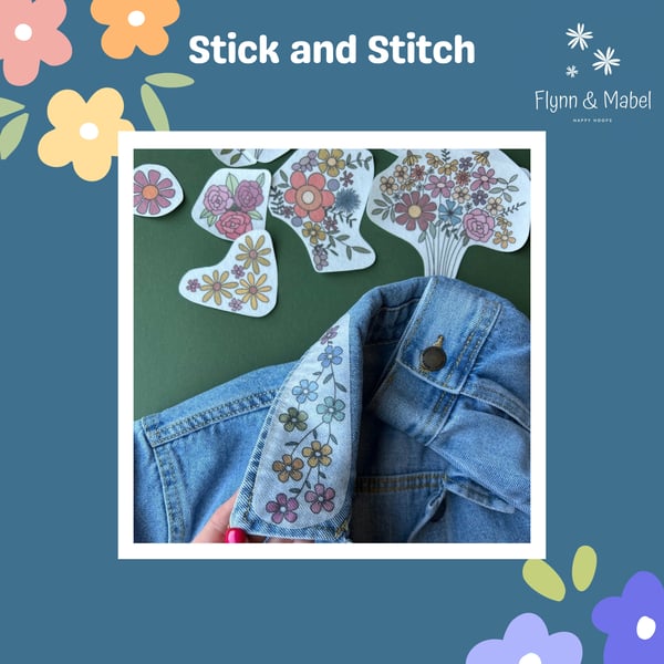 Stick and Stitch Colourful Florals