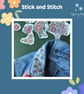 Stick and Stitch Colourful Florals - Image 1