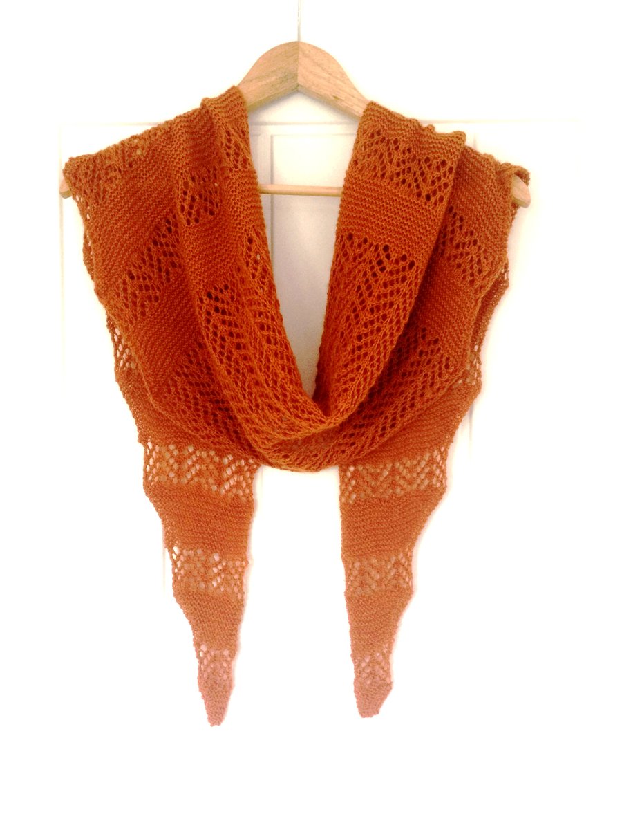 4 ply shawlette knitting kit 