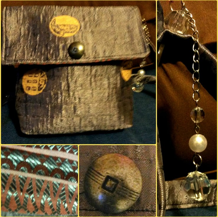 Shimmering Sands Embellished Shoulder Bag