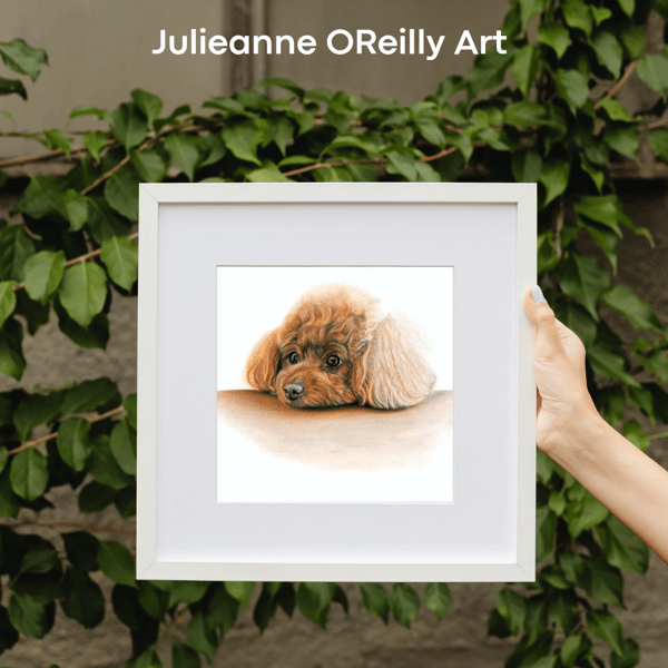 Puppy dog Giclee Fine Art Print A4 drawing 