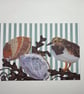 Turnstone coastal bird A5 print