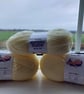Lemon Yellow x3 Robin Bonny Babe DK Knitting Wool Yarn 100g Balls