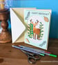 Handmade Raised Deer Birthday Card - Image 2