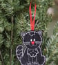 cat gingerbread pet keepsake hanging tree ornament - Image 6