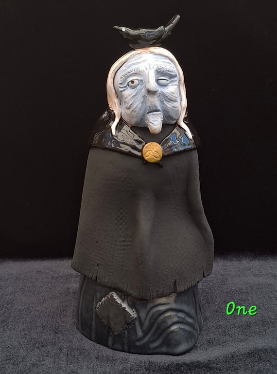 The Cailleach, Winter Crone - ceramic figurine (One)