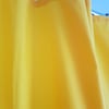 Sunshine Yellow Organic Cotton Shower Curtain, washable non-waxed