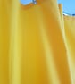 Sunshine Yellow Organic Cotton Shower Curtain, washable