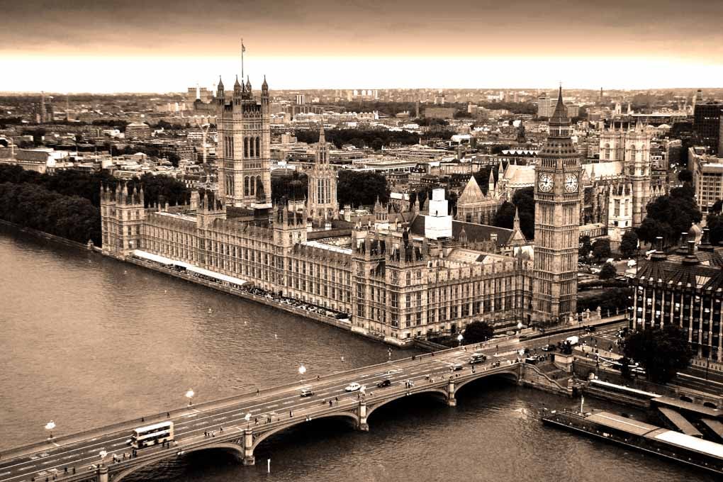 Houses of Parliament Big Ben Westminster Bridge London Photograph Print
