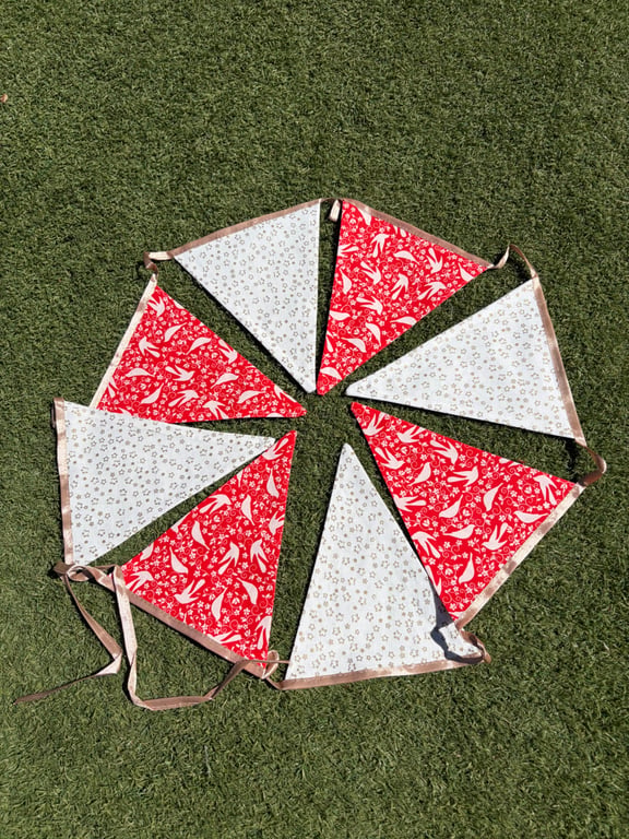 Handmade Christmas Bunting 