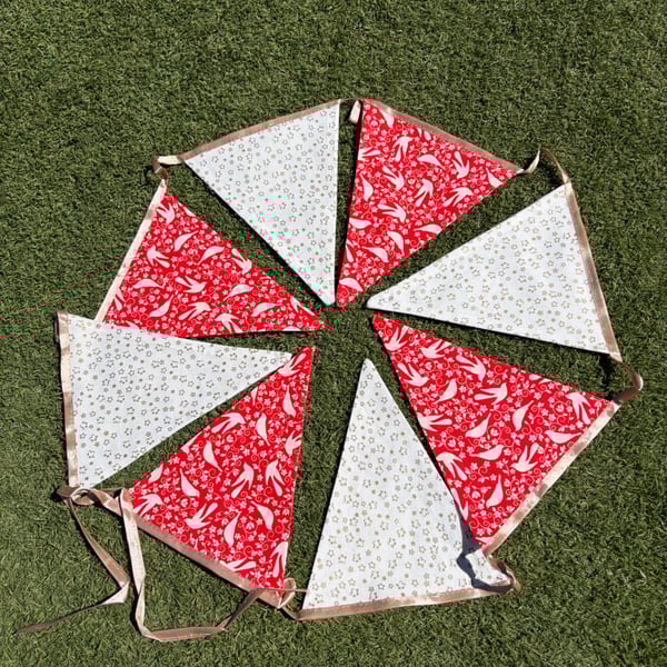 Handmade Christmas Bunting 