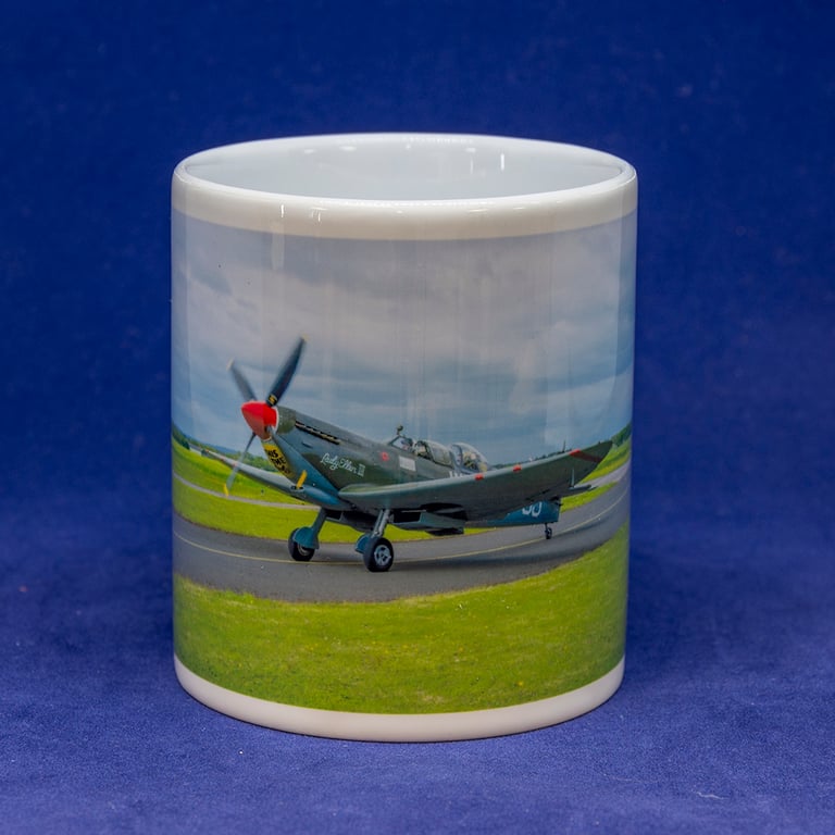 Ceramic mug Spitfire on the apron mug