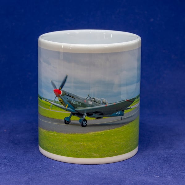 Ceramic mug Spitfire on the apron mug
