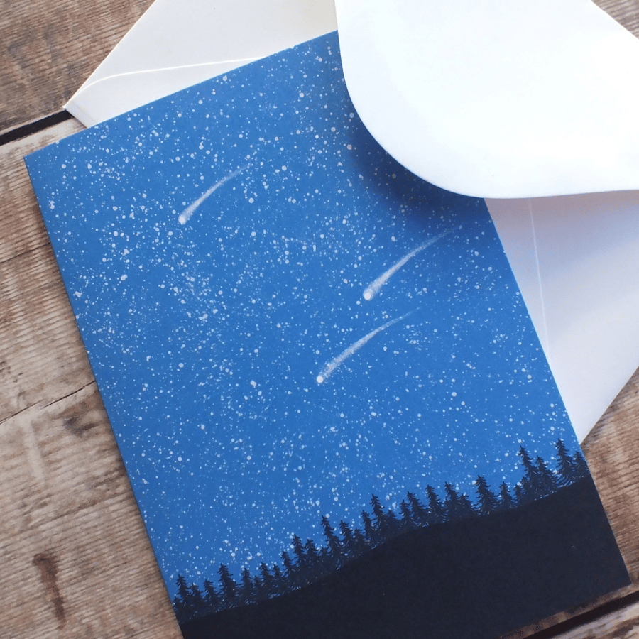 Starry Sky Christmas Card
