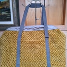 Golden Brown Carpet bag