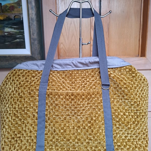 Golden Brown Carpet bag