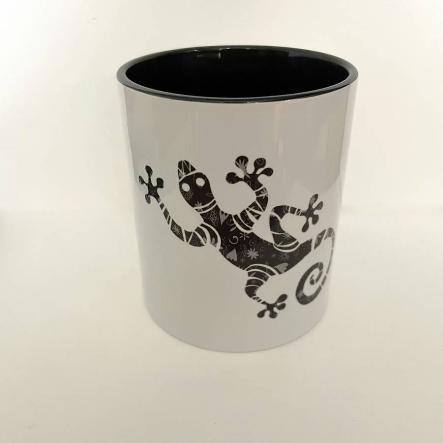 Gecko Ceramic Pencil Pot