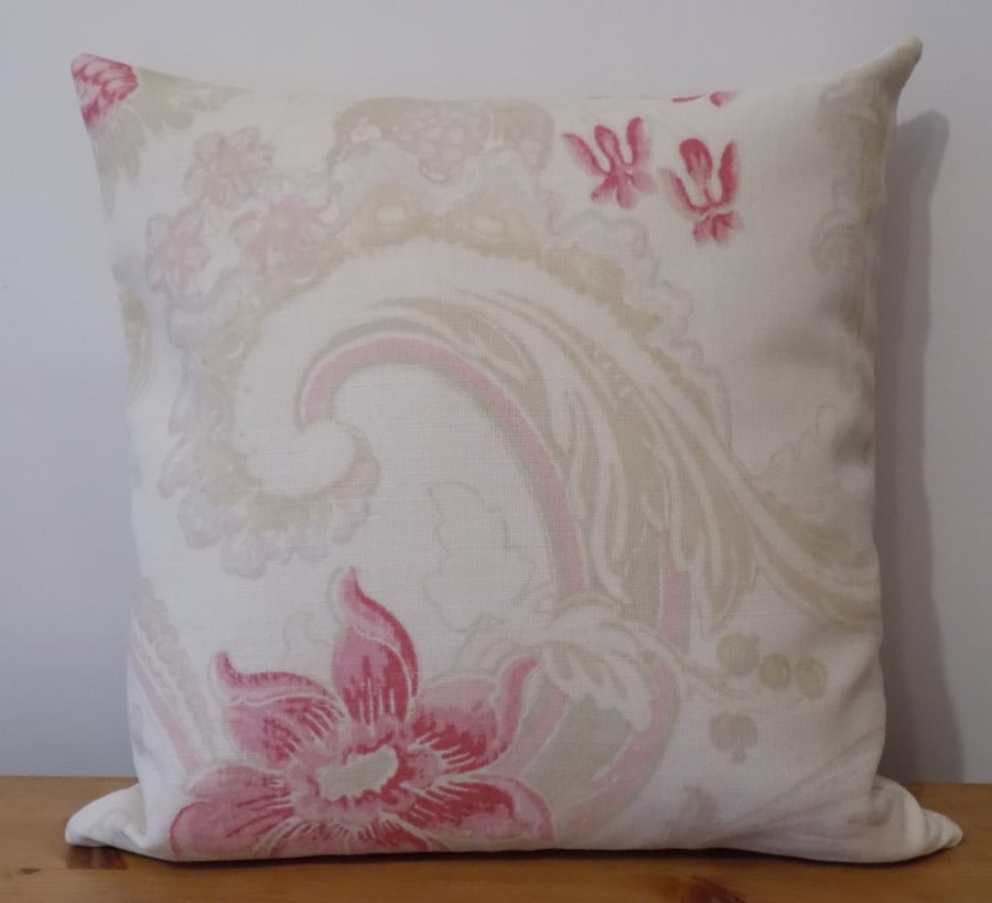 Laura Ashley Cushion Cover, 'Baroque' Throw Pillow, Pillow Cover, 16", 18", Zip