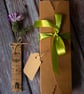 Thistle Flower Crochet Bookmark (frost colour palette) - Image 3