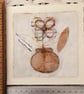 Wire Flower in a Round Vase. Silver Gold Copper White & Natural Tone Artwork.  - Image 8
