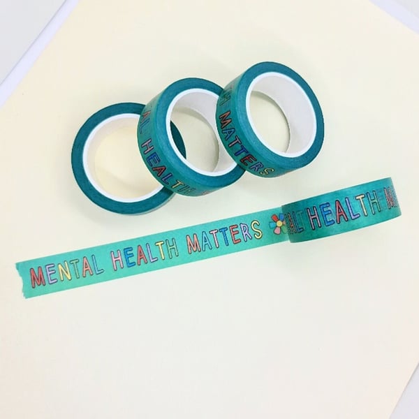 Mental health matters washi tape