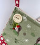 Patchwork Christmas stocking - Image 3