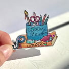 Die cut sticker - Creative Chaos ( design K011)
