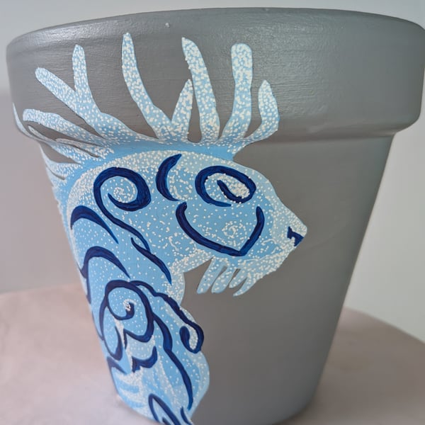 Studio Ghibli forest spirit 15cm Terracotta Pot 