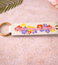 Handmade Faux Leather Key Fob – ‘Ohana Means Family’ Personalised Made to Order - Image 3