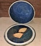 Charming stoneware cheese or...lidded dishes - Image 8